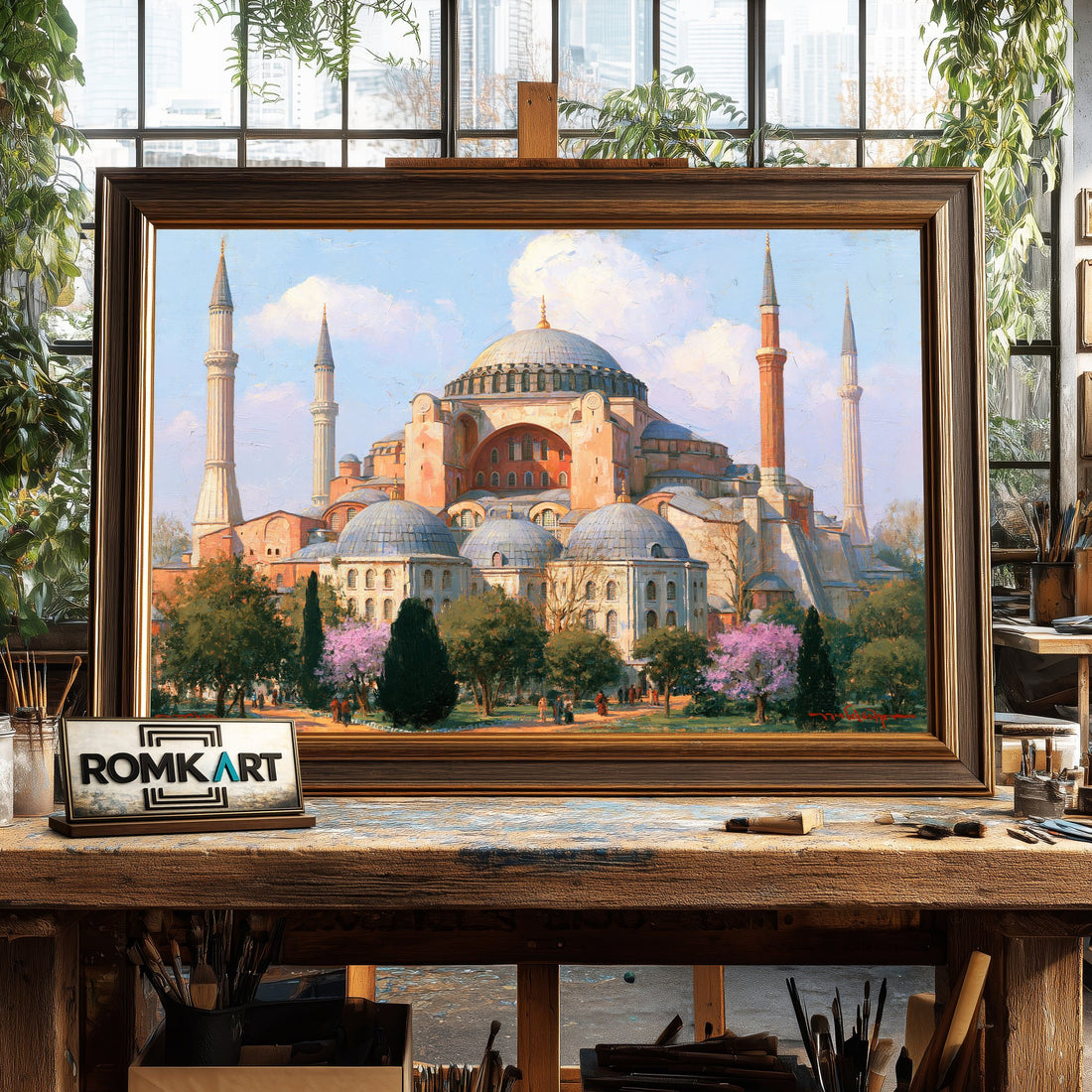 Hagia Sophia, Istanbul hand-painted oil painting on canvas