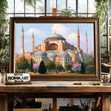 Hagia Sophia, Istanbul Architectural Oil Painting - image 2