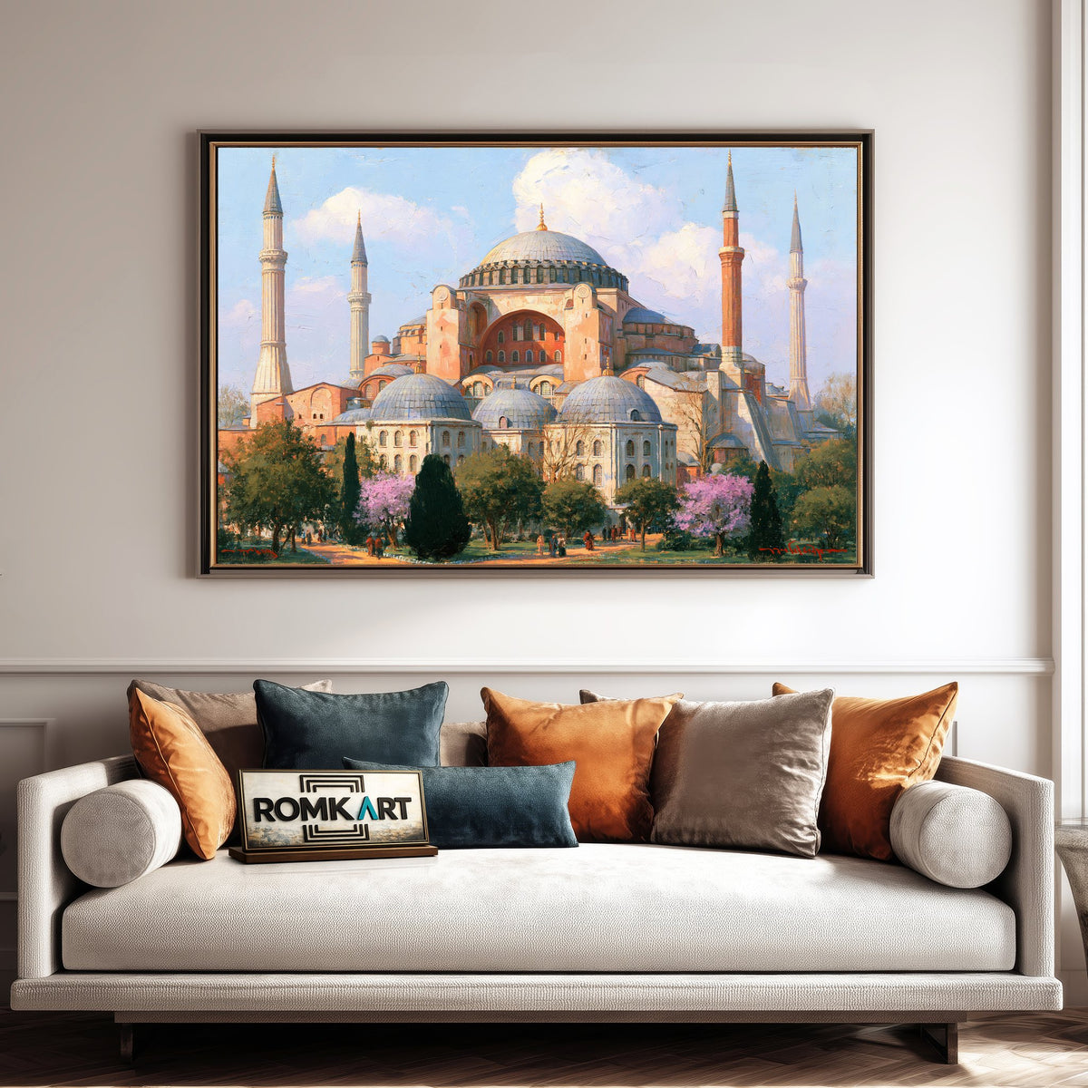 Hagia Sophia, Istanbul Architectural Oil Painting - image 4