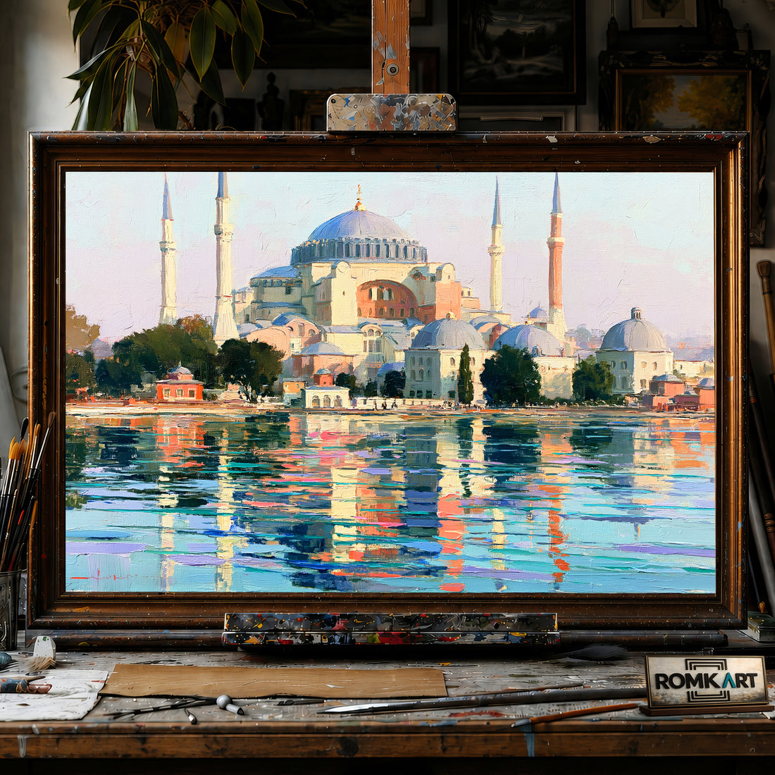 Hagia Sophia hand-painted oil painting on canvas