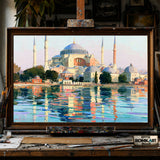 Hagia Sophia hand-painted oil painting on canvas