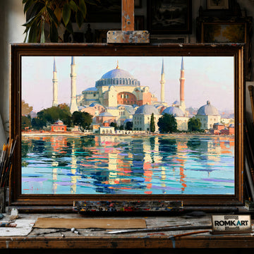 Hagia Sophia hand-painted oil painting on canvas