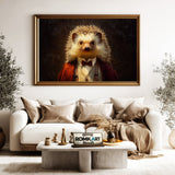 Hedgehog Professor Oil Painting - image 5