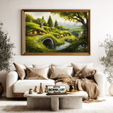 Hobbiton Fantasy Oil Painting - image 5