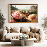 Horse Race Art Equestrian Oil Painting - image 5