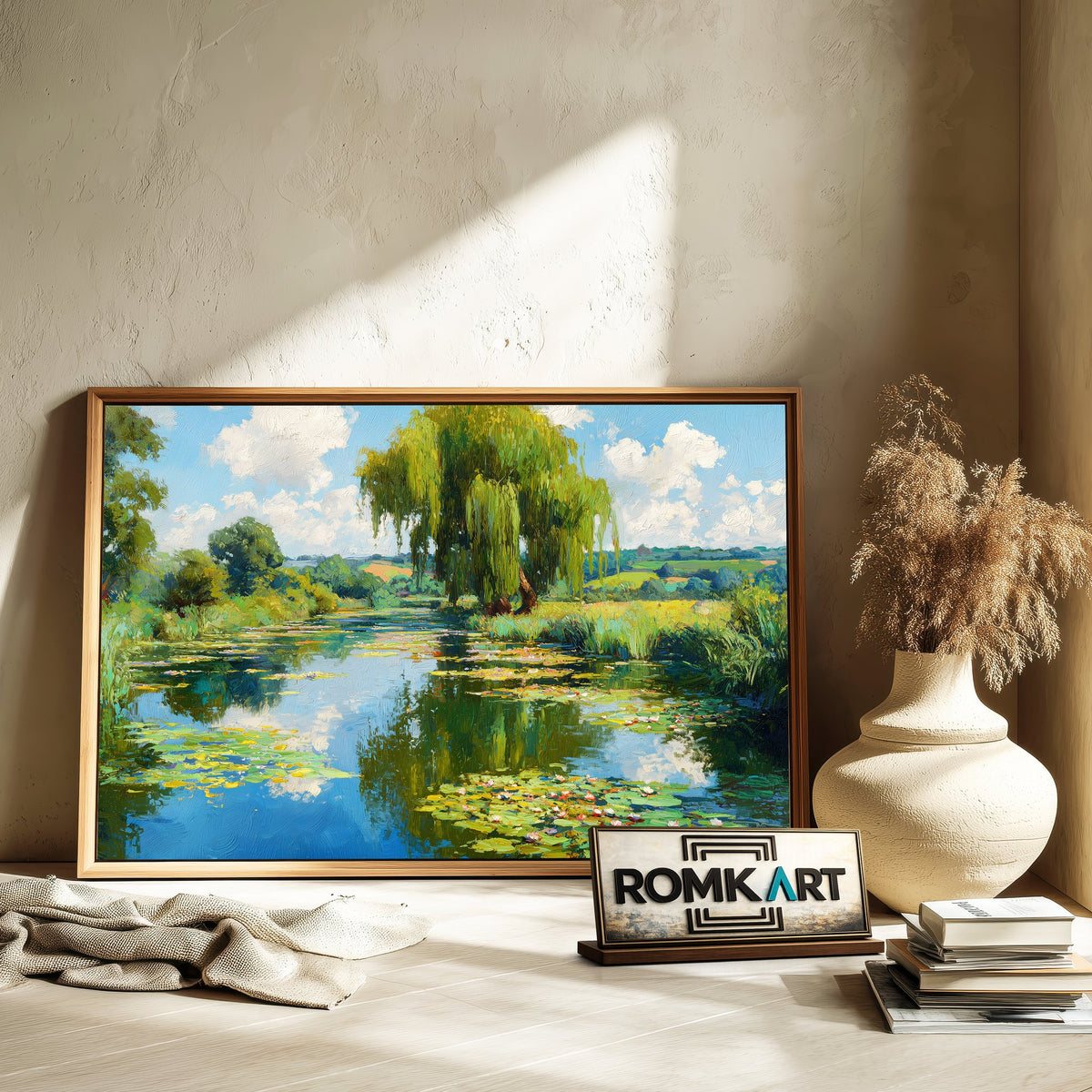Impressionist Summer Landscape Oil Painting - image 6