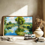 Impressionist Summer Landscape Oil Painting - image 6