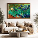 Iris Garden Oil Painting - image 5