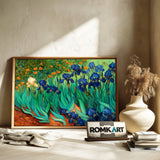 Iris Garden Oil Painting - image 6