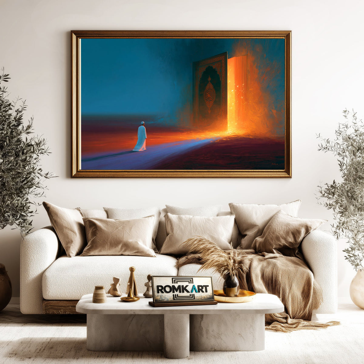 Islamic Road Oil Painting - image 5