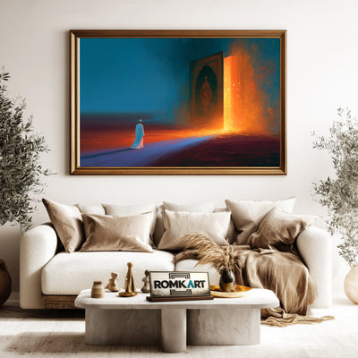 Islamic Road Oil Painting - image 5