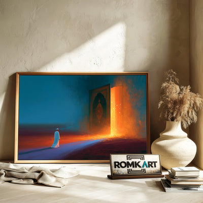 Islamic Road Oil Painting - image 6