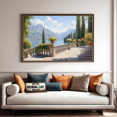 Italian Landscape Countryside Oil Painting - image 4