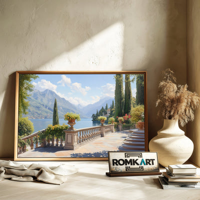 Italian Landscape Countryside Oil Painting - image 6