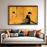Japanese Beauty (Bijin Ga) Oil Painting - image 4