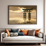 Japanese Torii Gate Asian Art Oil Painting - image 4