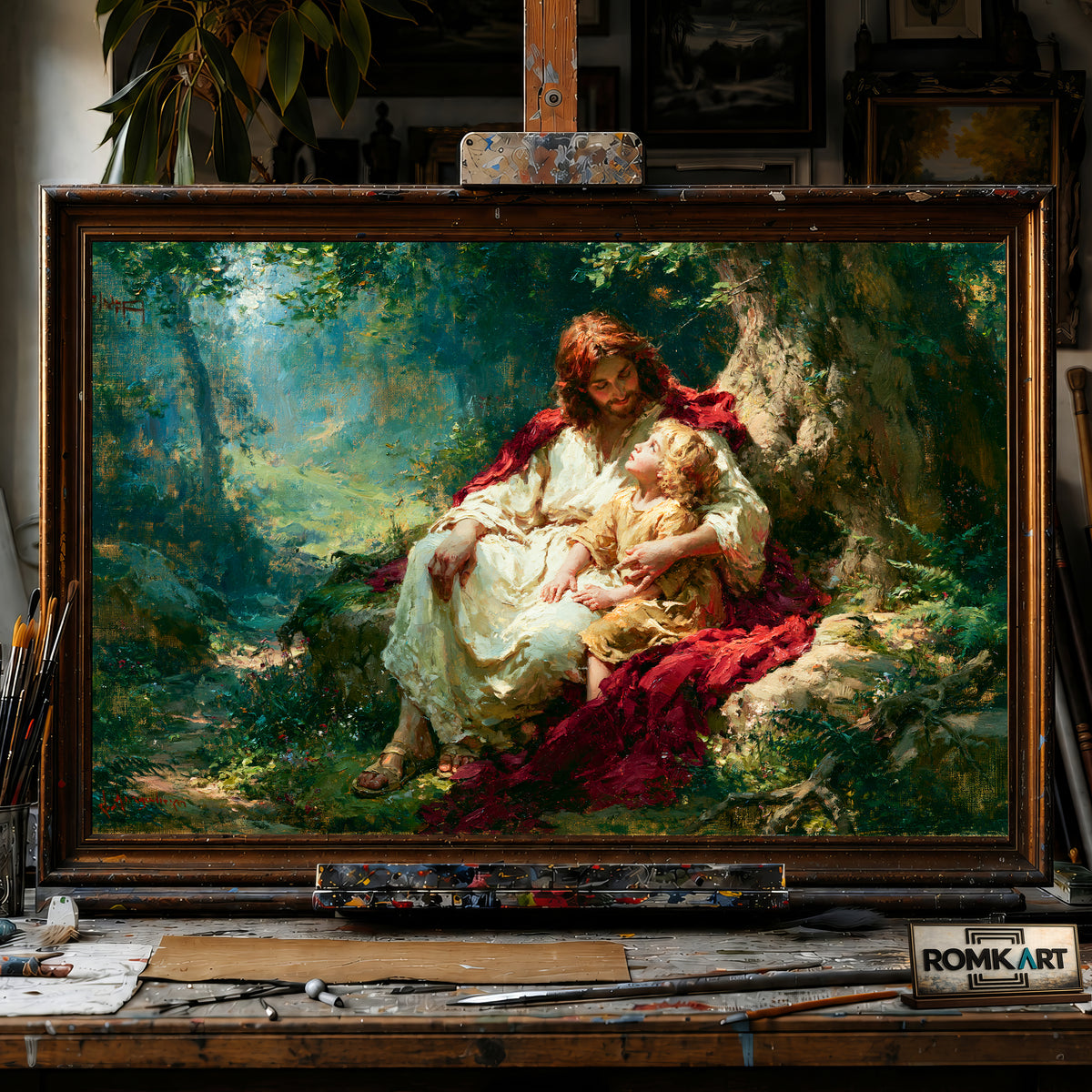 Jesus Christ hand-painted oil painting on canvas