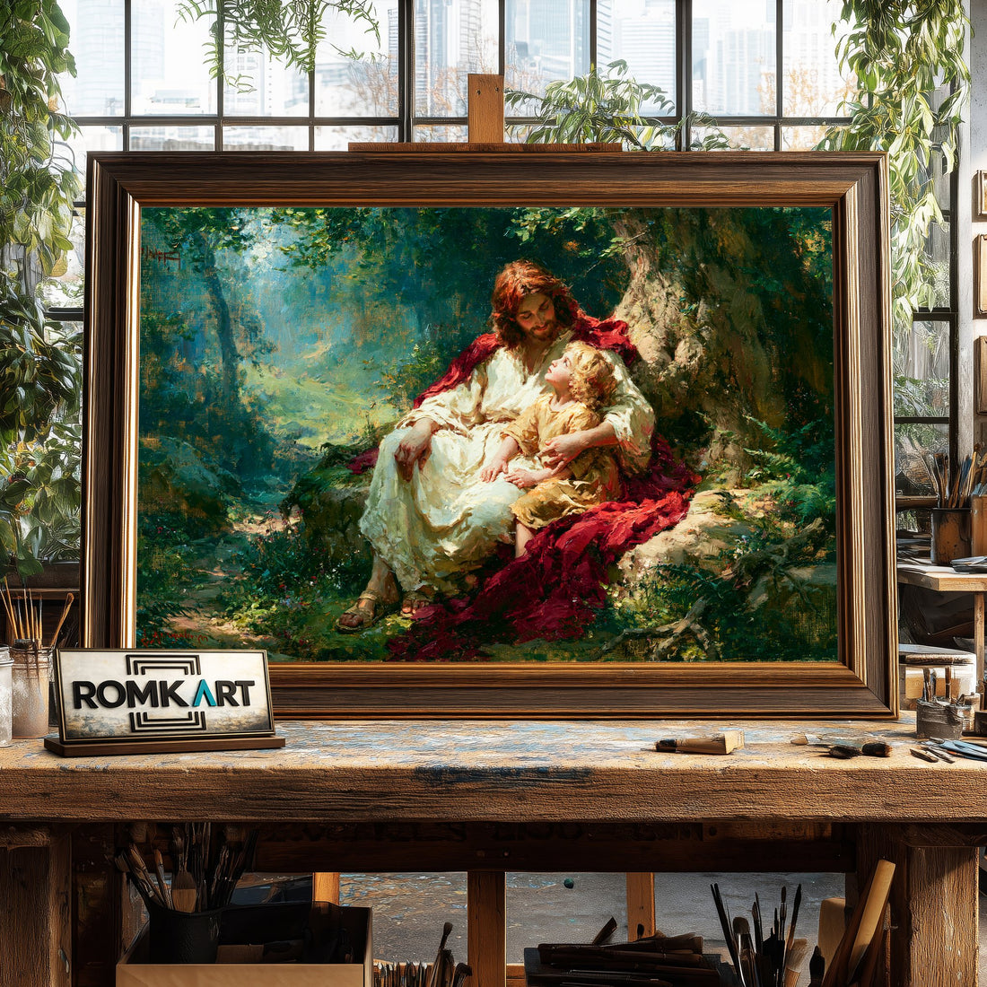 Jesus Christ hand-painted oil painting on canvas
