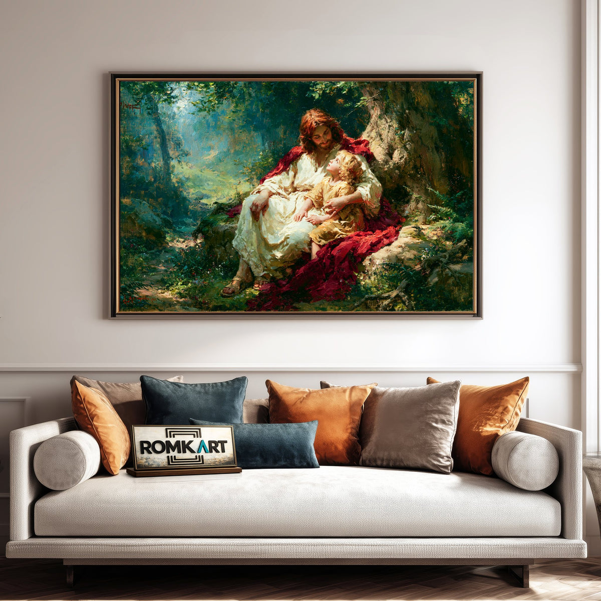 Jesus Christ Christian Oil Painting - image 4