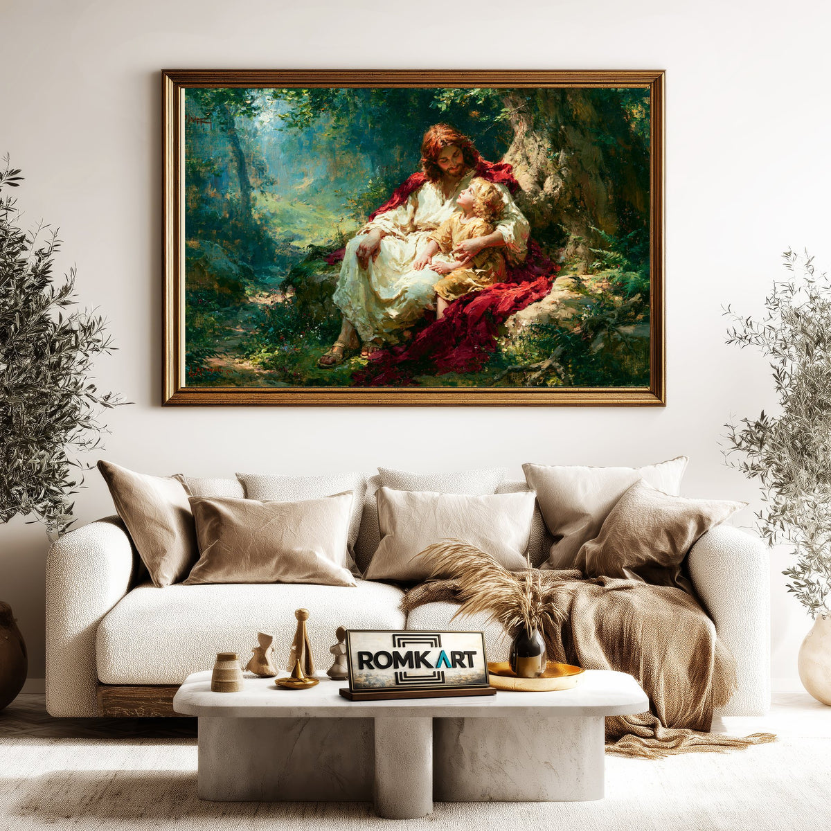 Jesus Christ Christian Oil Painting - image 5