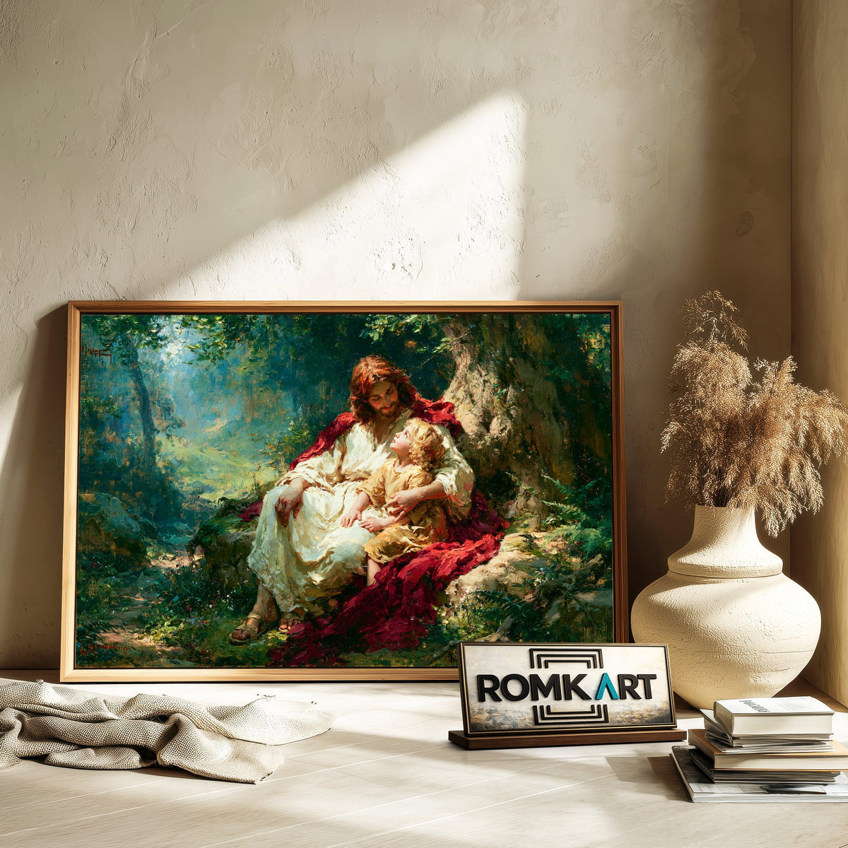 Jesus Christ Christian Oil Painting - image 6