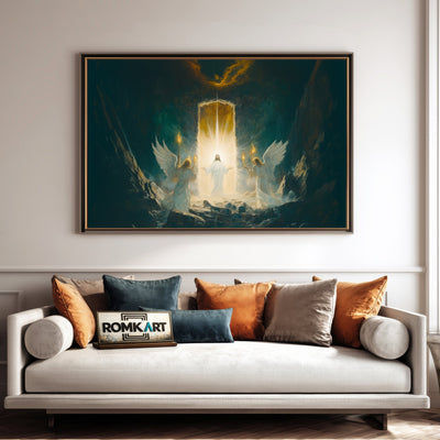 Jesus Resurrection Christian Oil Painting - image 4