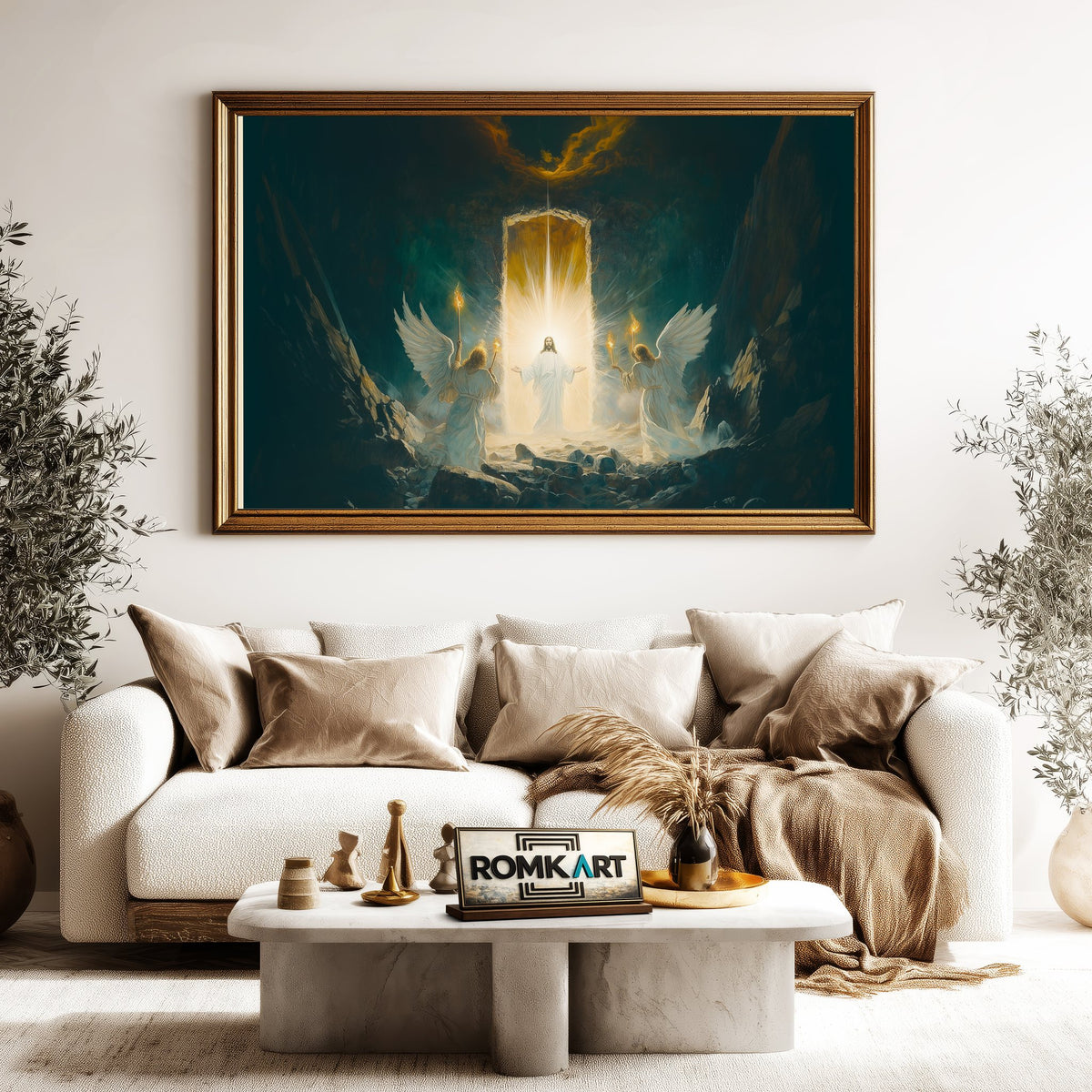 Jesus Resurrection Christian Oil Painting - image 5