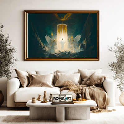 Jesus Resurrection Christian Oil Painting - image 5