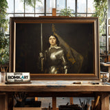 Joan of Arc Historical Oil Painting - image 2
