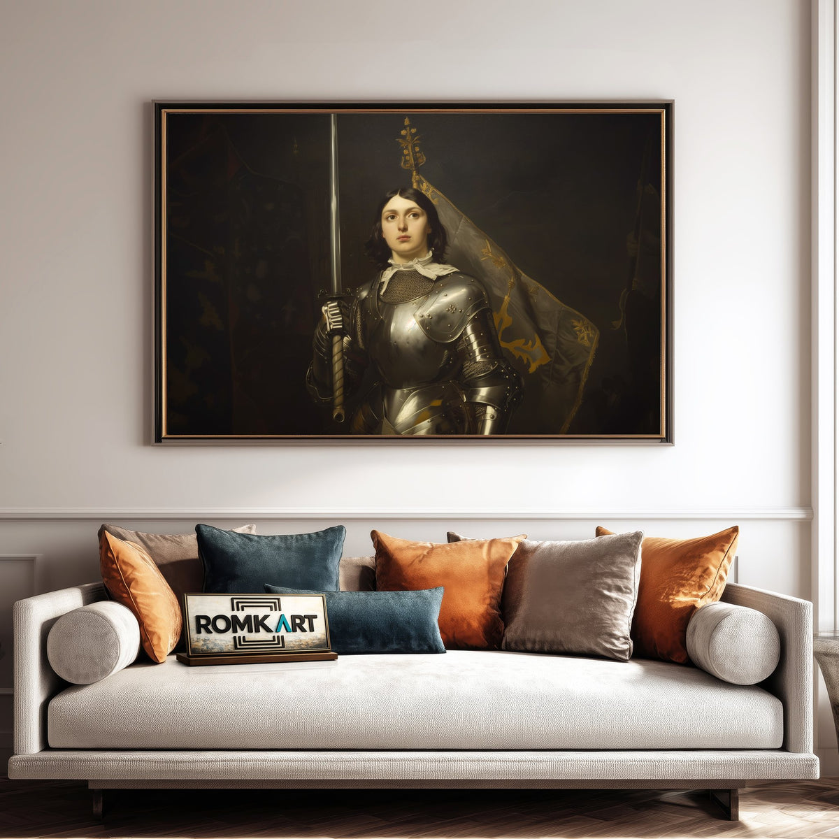 Joan of Arc Historical Oil Painting - image 4