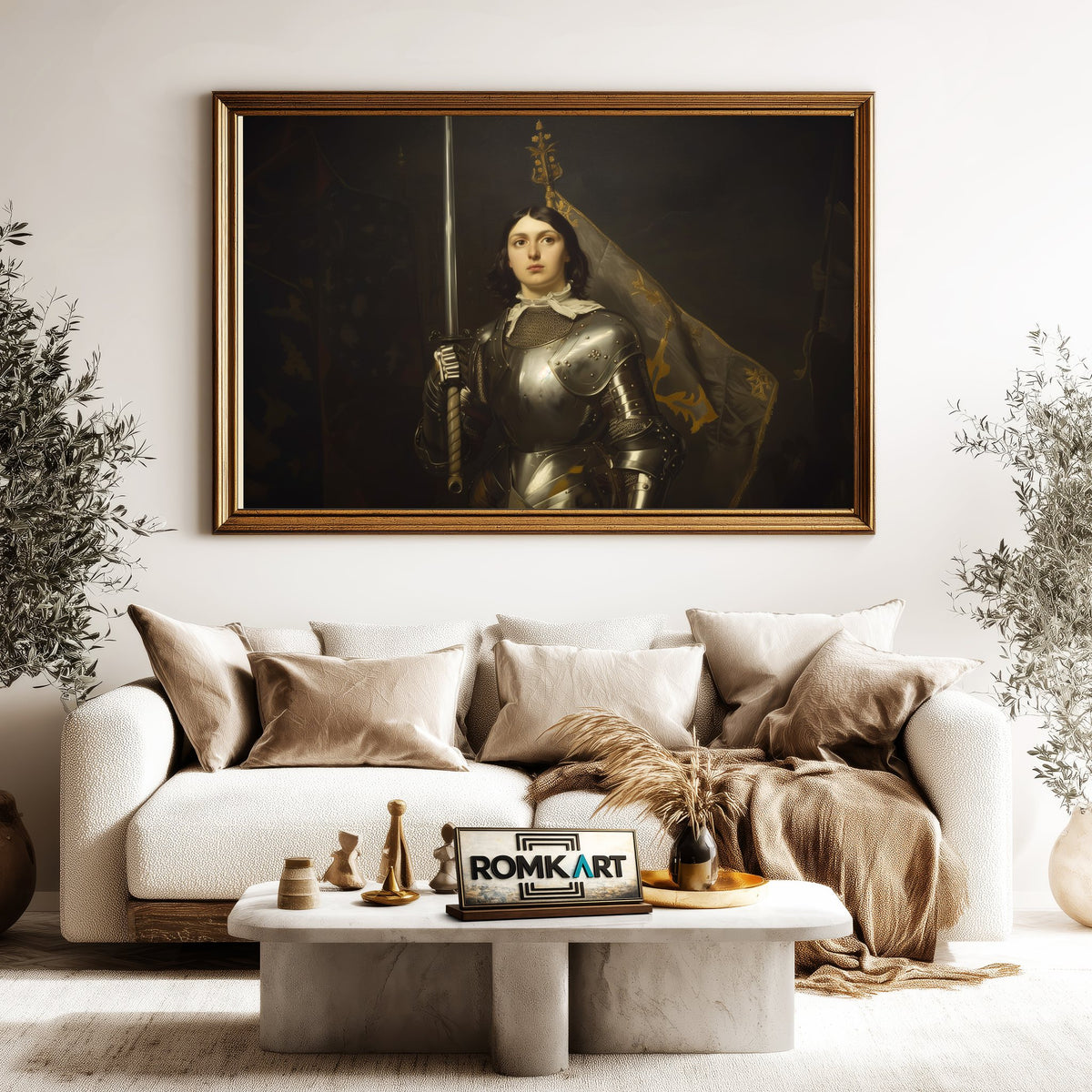 Joan of Arc Historical Oil Painting - image 5