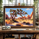 Joshua Tree National Park Forest Landscape Oil Painting - image 2