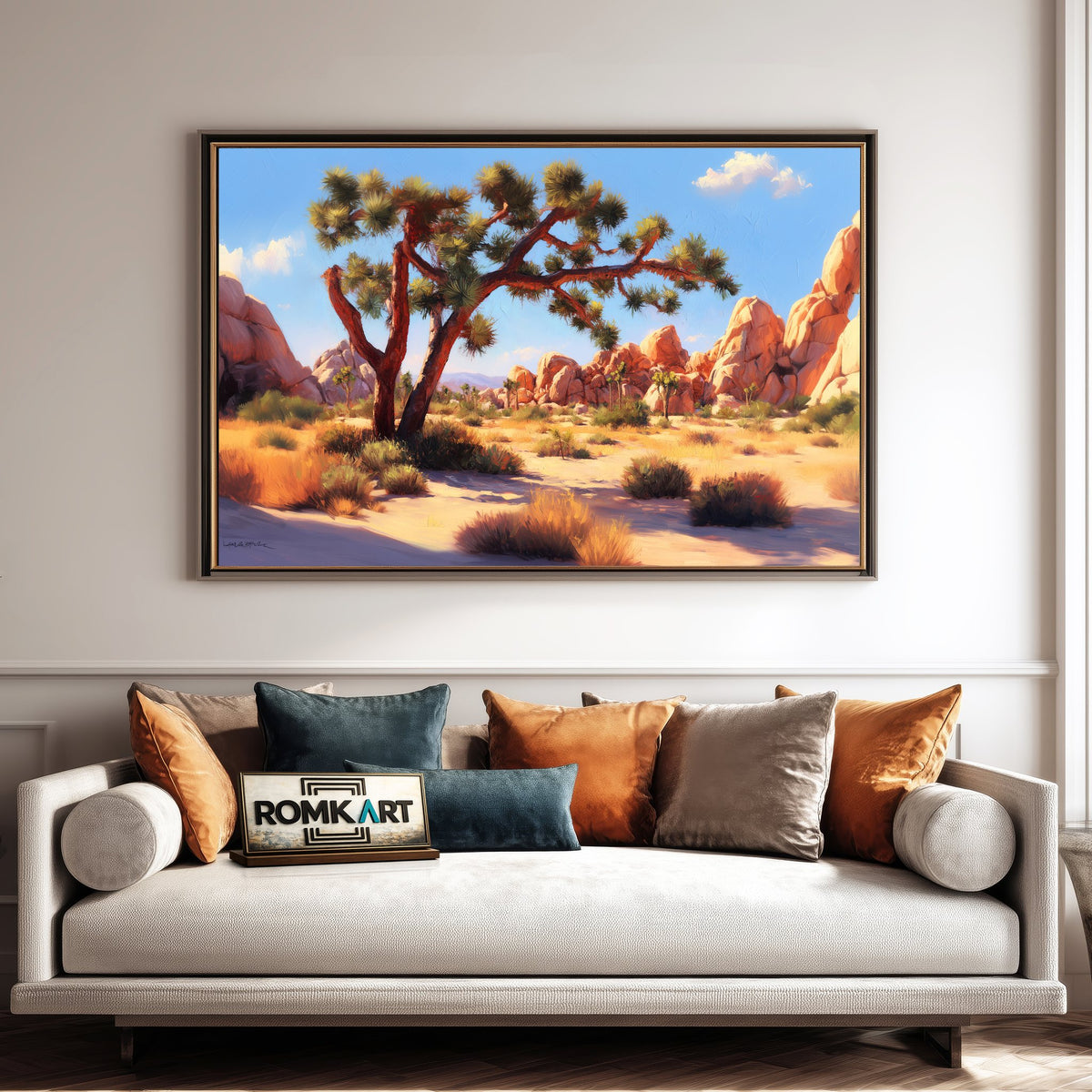 Joshua Tree National Park Forest Landscape Oil Painting - image 4