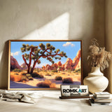 Joshua Tree National Park Forest Landscape Oil Painting - image 6