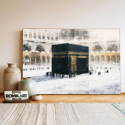 Kaaba in Masjid al Haram Islamic Oil Painting - image 3