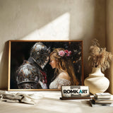 Knight and Women Historical Oil Painting - image 6