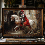 Knight in Shining Armor hand-painted oil painting on canvas