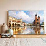 Krakow Old Town Cityscape Oil Painting - image 3
