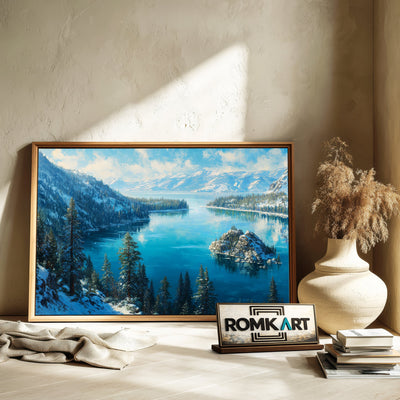 Lake Tahoe 2 Waterscape Oil Painting - image 6