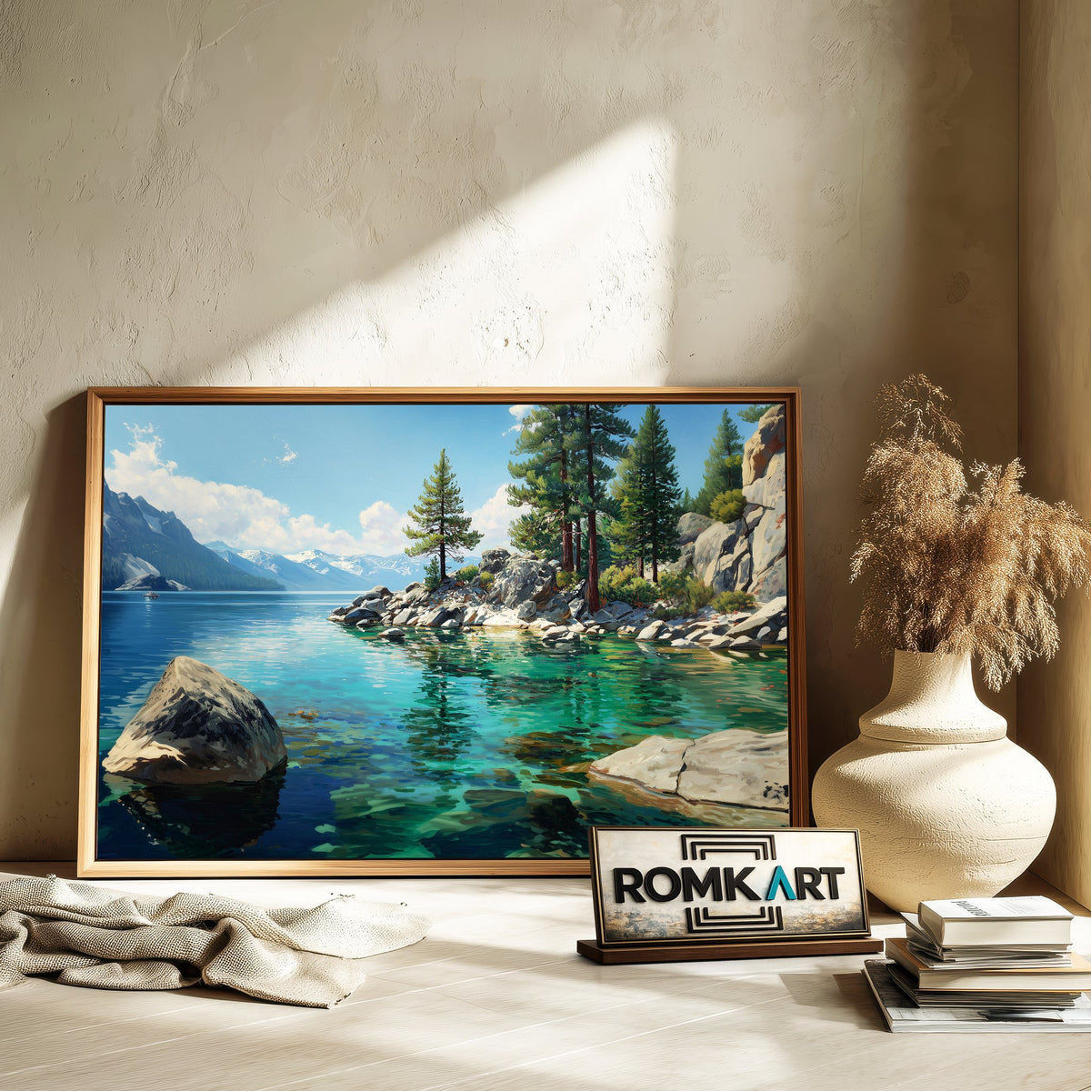 Lake Tahoe 3 Waterscape Oil Painting - image 6
