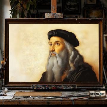 Leonardo da Vinci Art hand-painted oil painting on canvas