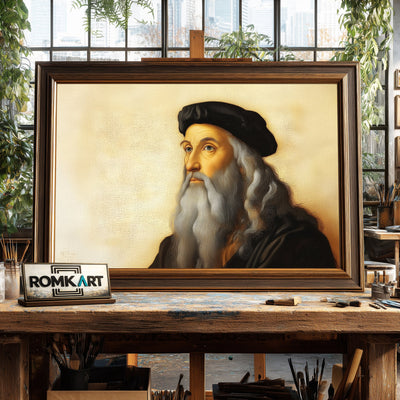 Leonardo da Vinci Art Figurative Oil Painting - image 2