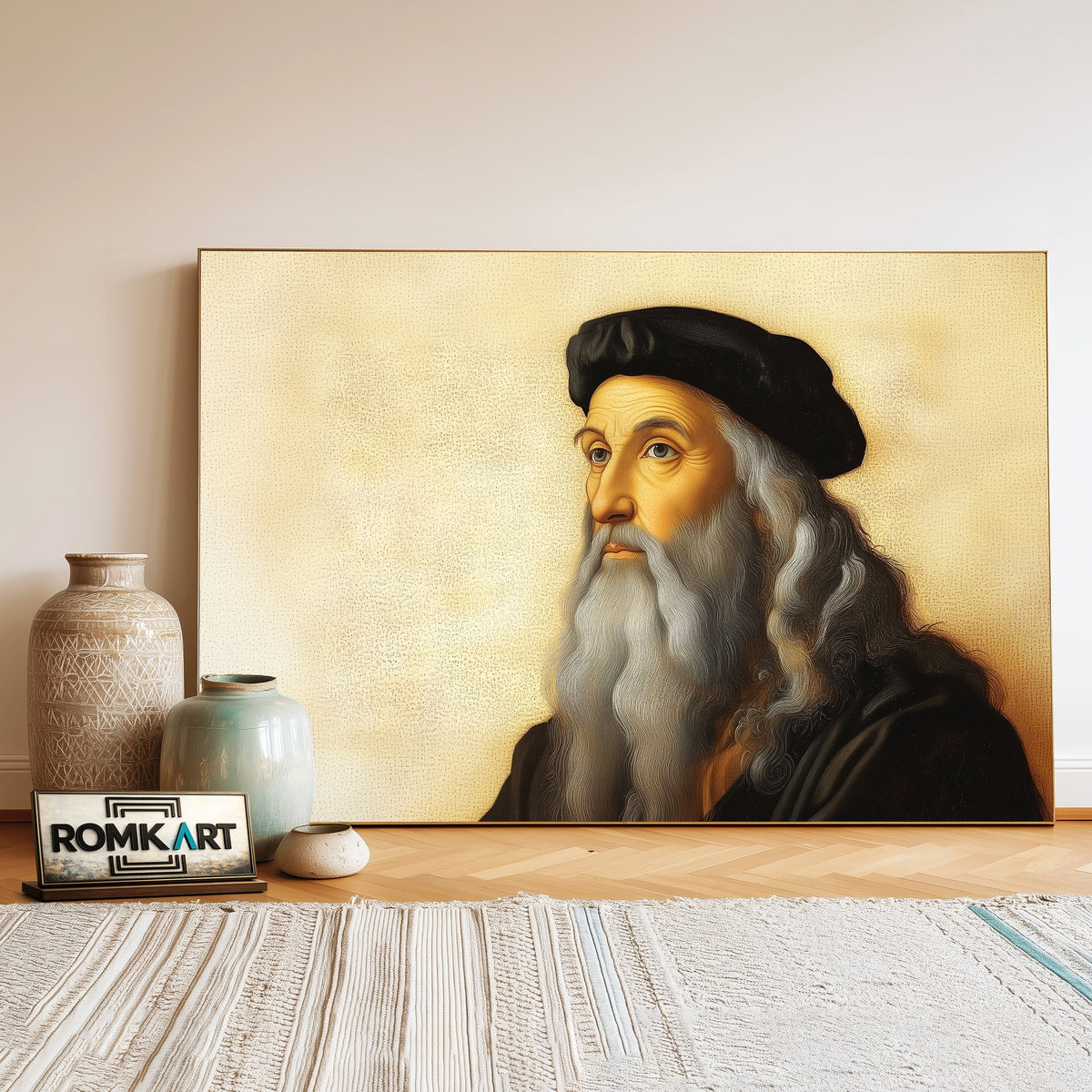 Leonardo da Vinci Art Figurative Oil Painting - image 3