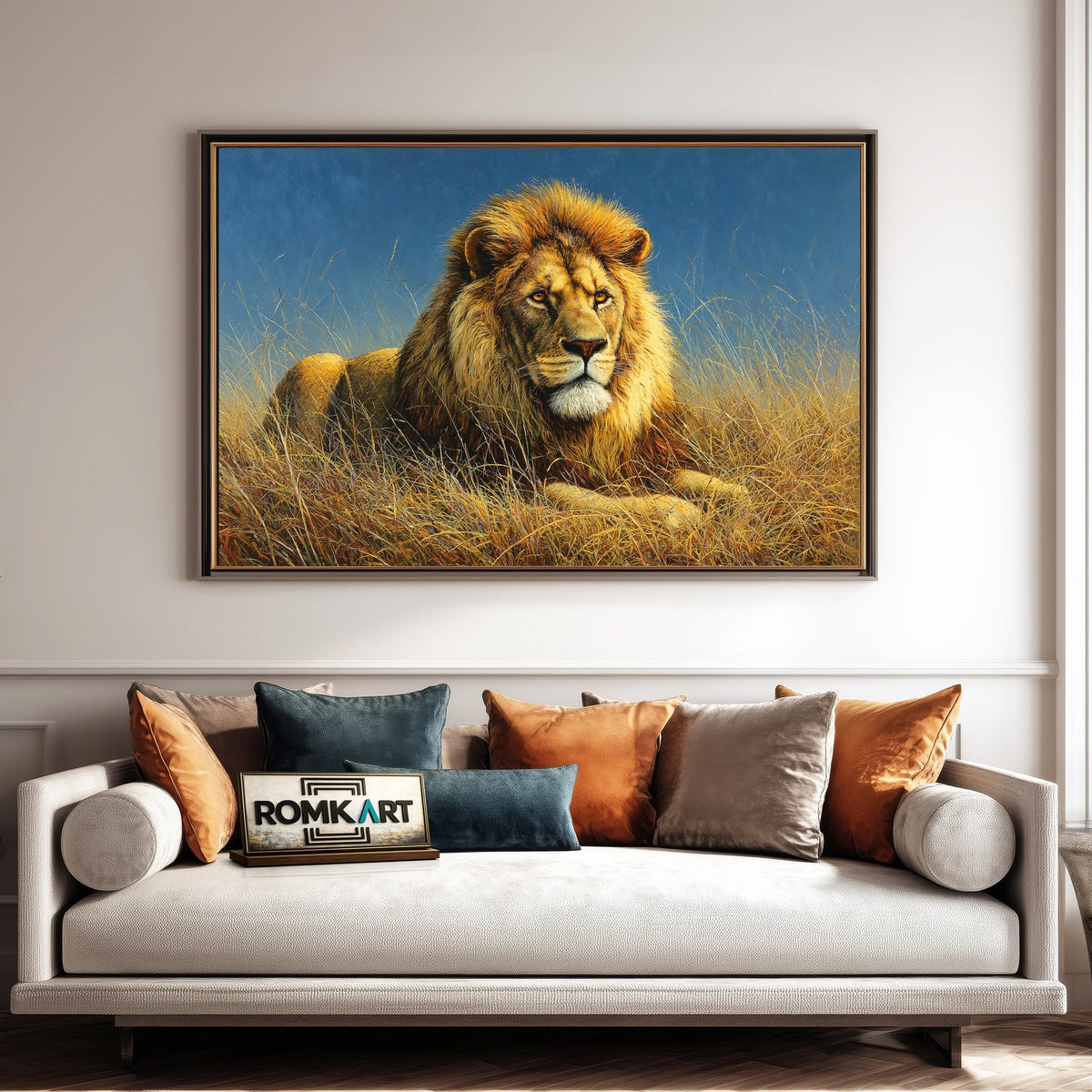 Lion King Majestic Oil Painting - image 4