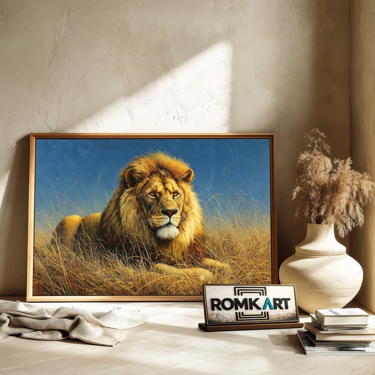 Lion King Majestic Oil Painting - image 6