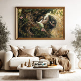 Magical Tree Couple Forest Landscape Oil Painting - image 5
