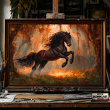 Majestic Horse hand-painted oil painting on canvas