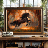 Majestic Horse Equestrian Oil Painting - image 2