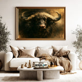 Majestic Water Buffalo Oil Painting - image 5