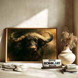 Majestic Water Buffalo Oil Painting - image 6
